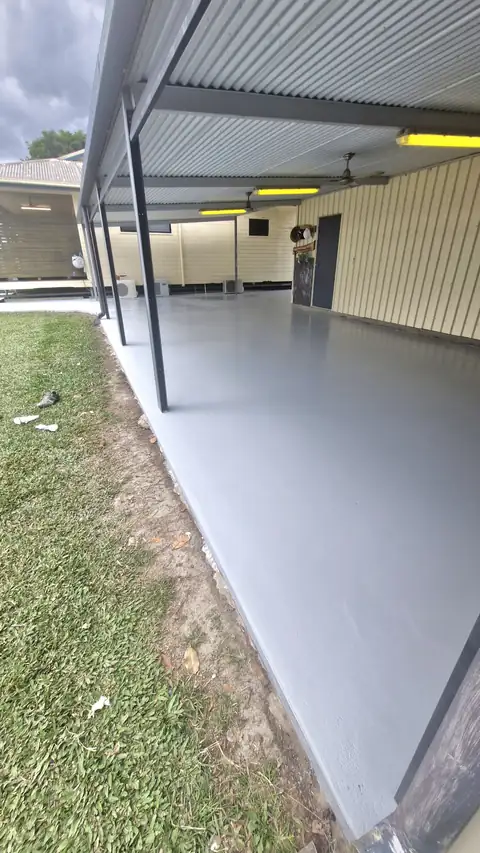 Grey patio slab
